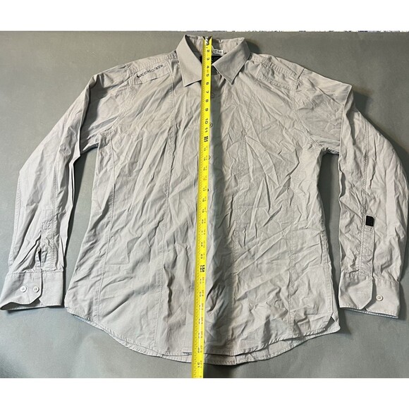 Marc Ecko Cut & Sew Shirt Mens Large Black Button Up Long Sleeve Cotton Dress - Picture 7 of 10